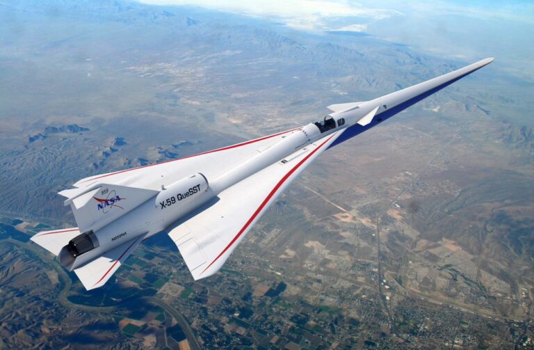 NASA’s X-59 Supersonic Jet Prepares for Groundbreaking Noise Tests
